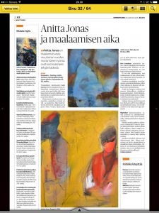 Art Review in the Finnish newspaper Kaleva